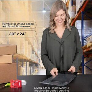 (200) 20" x 24" Clear Polybags - 2 Mil